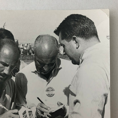 Vintage Stirling Moss Racing Driver Photo Photograph - Racing Manager 