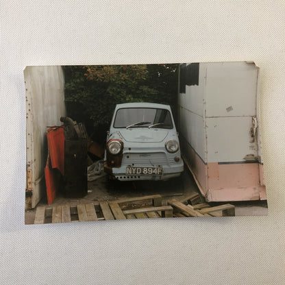 Vintage Bond Car Barn Find Junk Yard Car Part Photo Photograph Lot 10x Equipe +