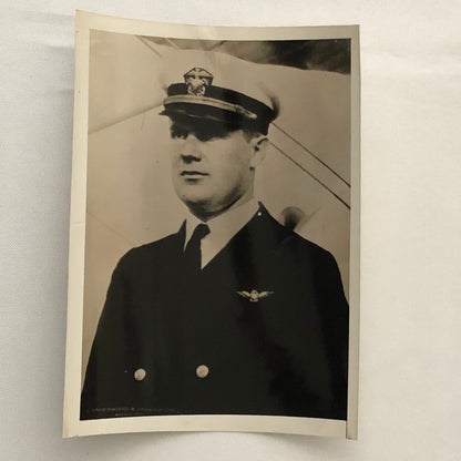 Press Photo Photograph Commander James M Shoemaker Underwood & Underwood