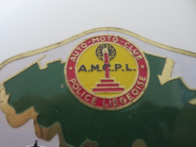 1960 Rallye International Police Gendarmerie Car Club Rally Badge Emblem