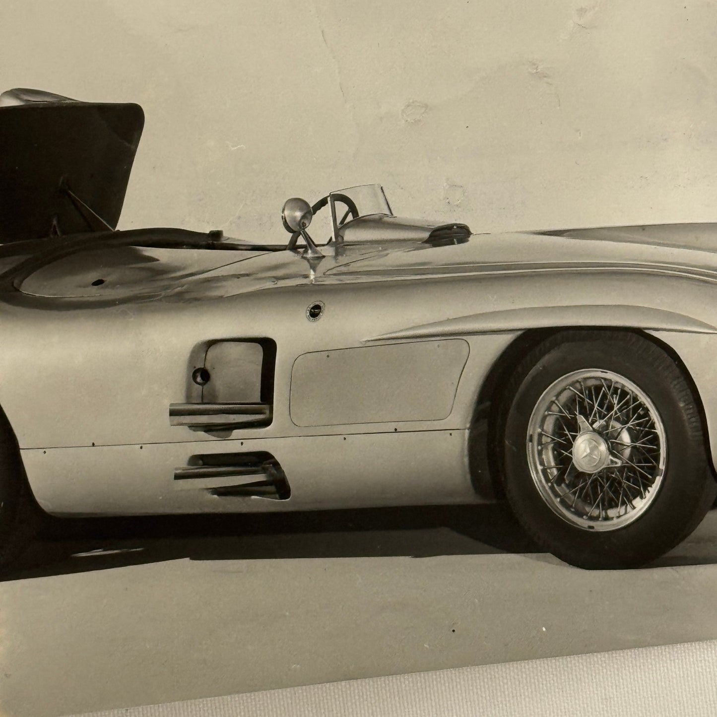 Vintage Mercedes 300 SLR 1955 Racing Car Photo Photograph Mercedes Benz