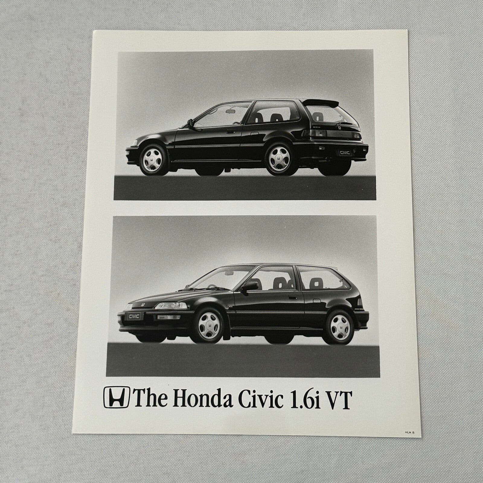 Honda Civic 1.6i VT Hatchback Car Factory Press Photo Photograph European Market