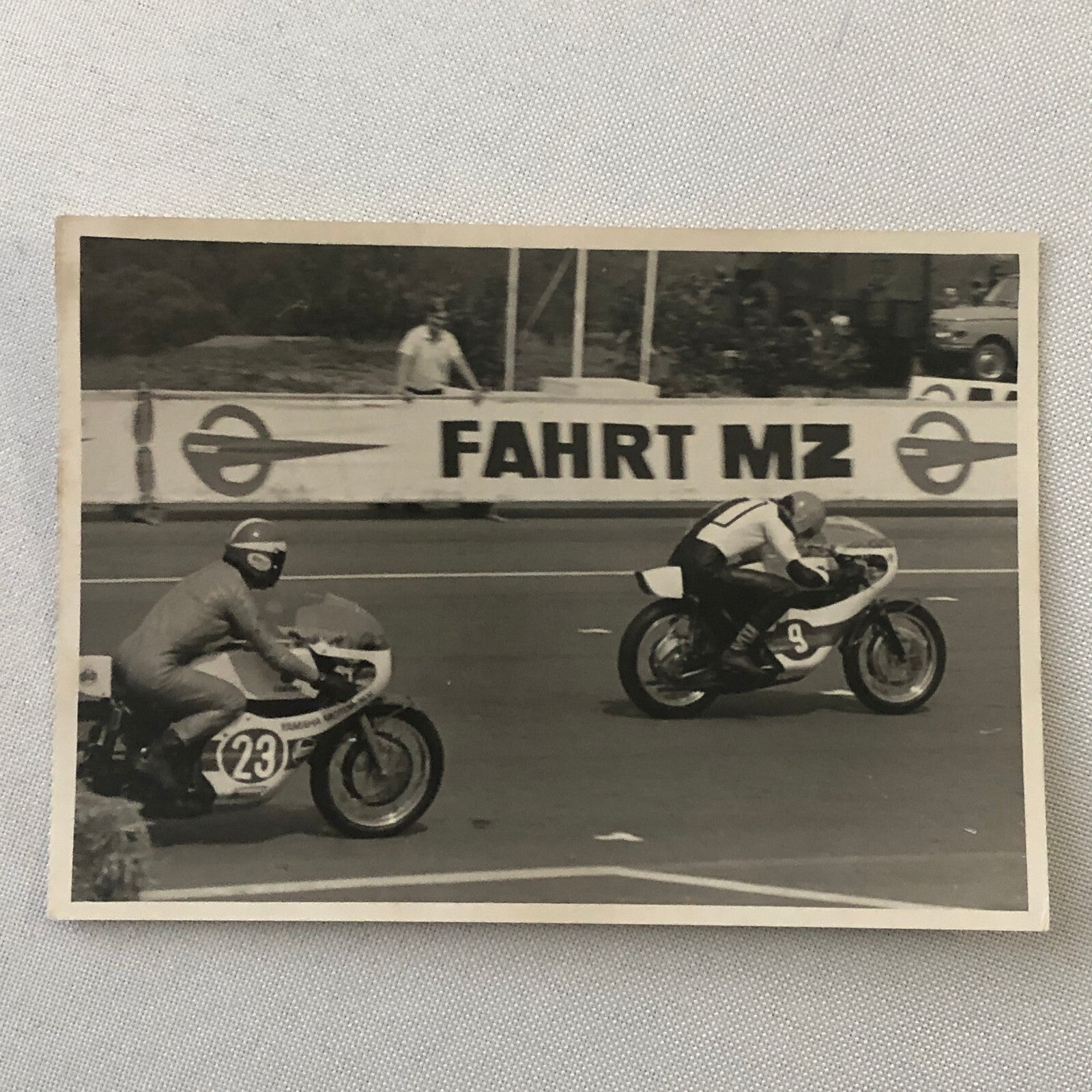 Vintage Motorcycle Racing Photo photograph Yamaha Rodney Gould Koivuniemi