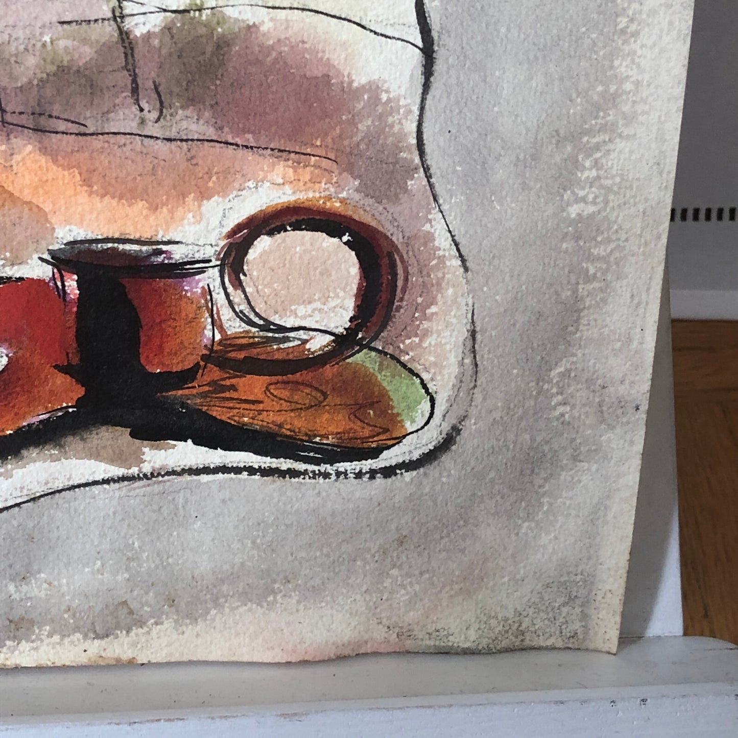 Vintage Painting Art Artwork Artist Arthur E Sudler Flowers Still Life