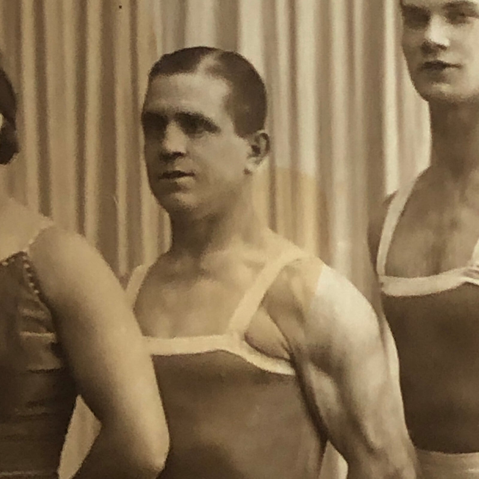 Circus Performer Real Photo Postcard Post Card RPPC Photograph Emil Sandow Trio