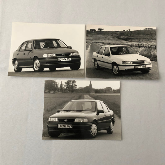 Opel Vectra Factory Press Photo Photograph Lot of 3 Vectra GL GT