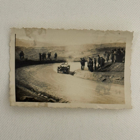 Vintage Racing Car Photo Photograph Early Automobile Motorsport
