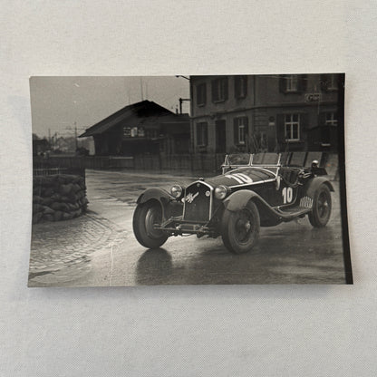 Alfa Romeo 8C 2300 Racing Car Photo Photograph 1949 Modern Print