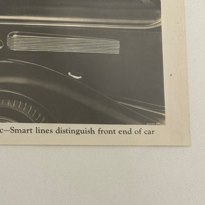 Vintage 1934 Pontiac Car Photo Photograph Print