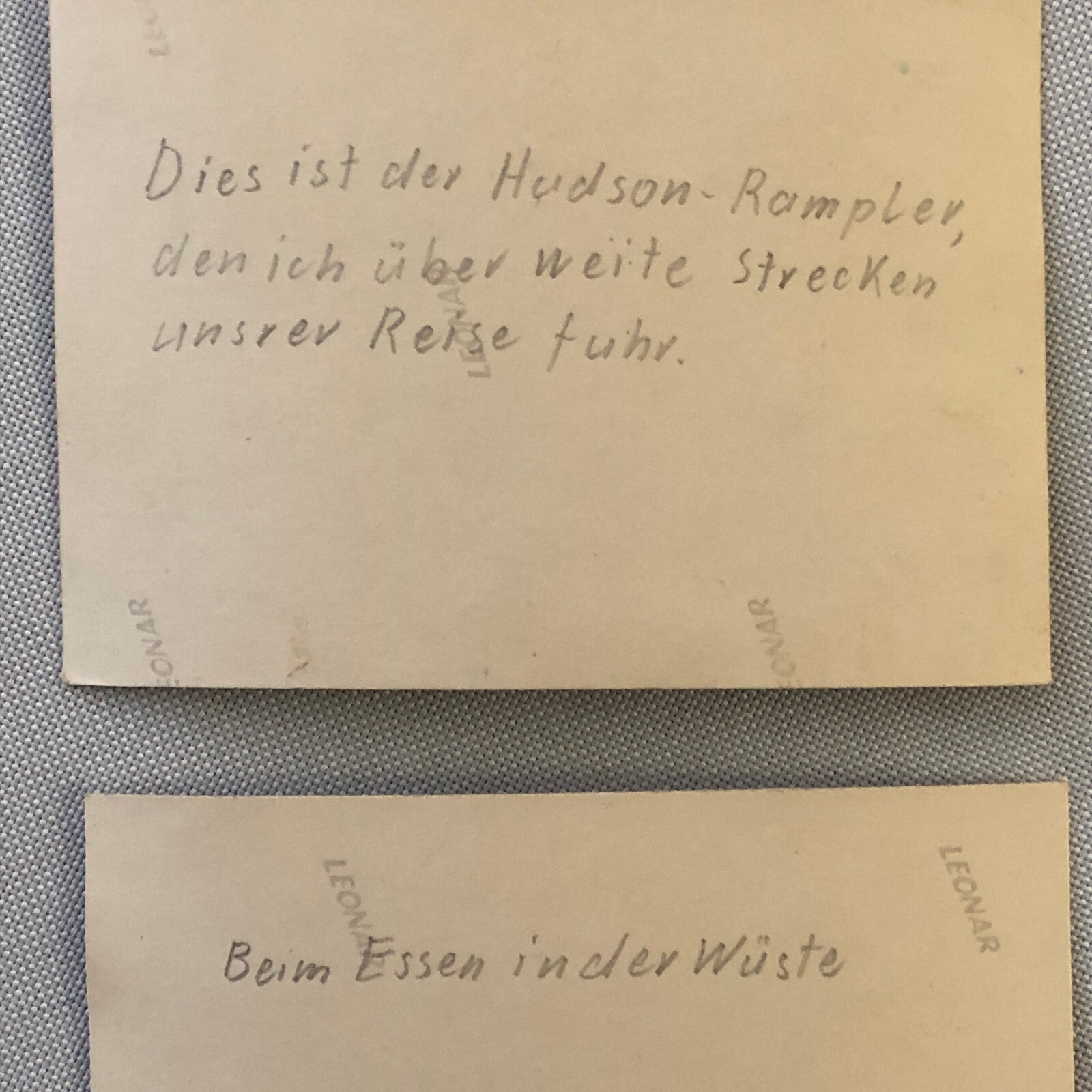 Vintage Volkswagen VW Bus and Rambler Car Photo Photograph Lot of 2 AL22SM2