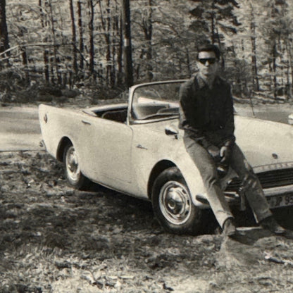Sunbeam Alpine Car Photo Photograph Snapshot Print Vintage