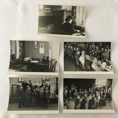 Antique Vintage Factory Company Photo Photograph Lot of 5 - ERGO Trailer Denmark