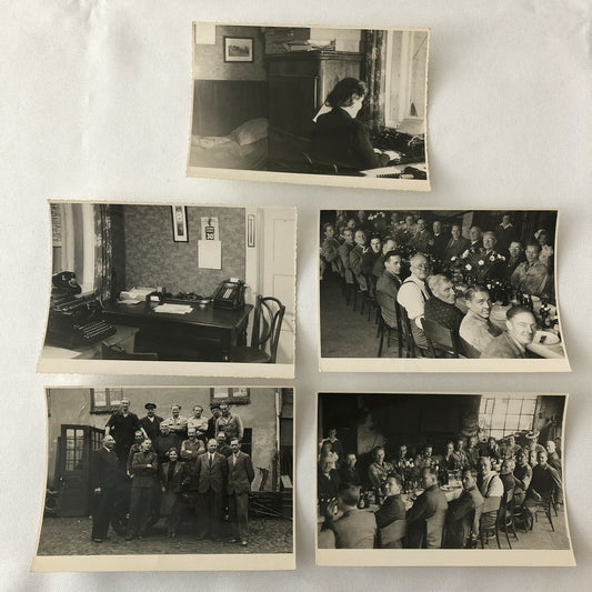 Antique Vintage Factory Company Photo Photograph Lot of 5 - ERGO Trailer Denmark