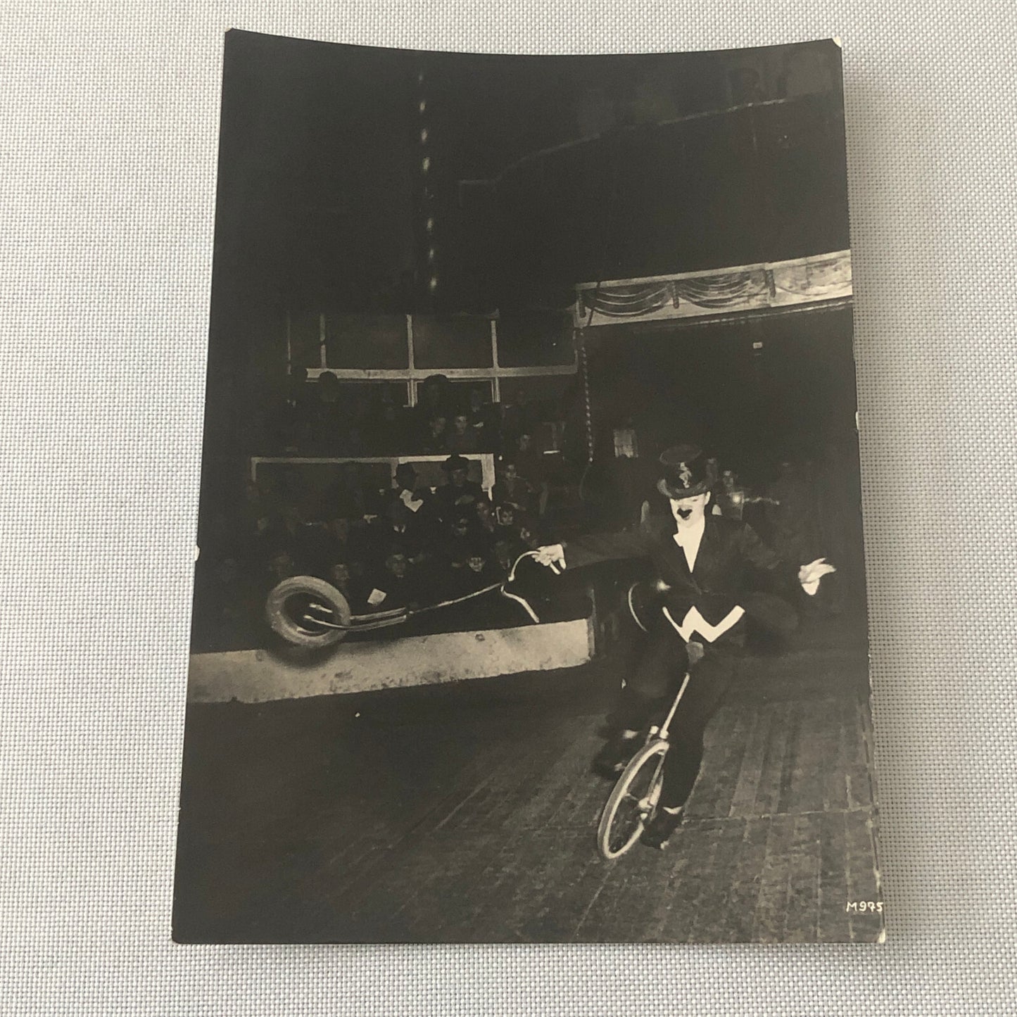 Circus Performer Clown Unicycle Photo Photograph Vintage Circus A Fischer 1959
