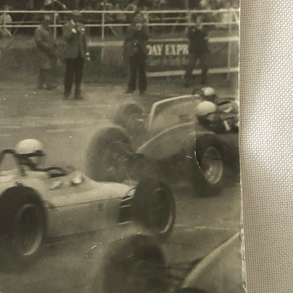 Vintage Racing Car Driver Photo Photograph Print 