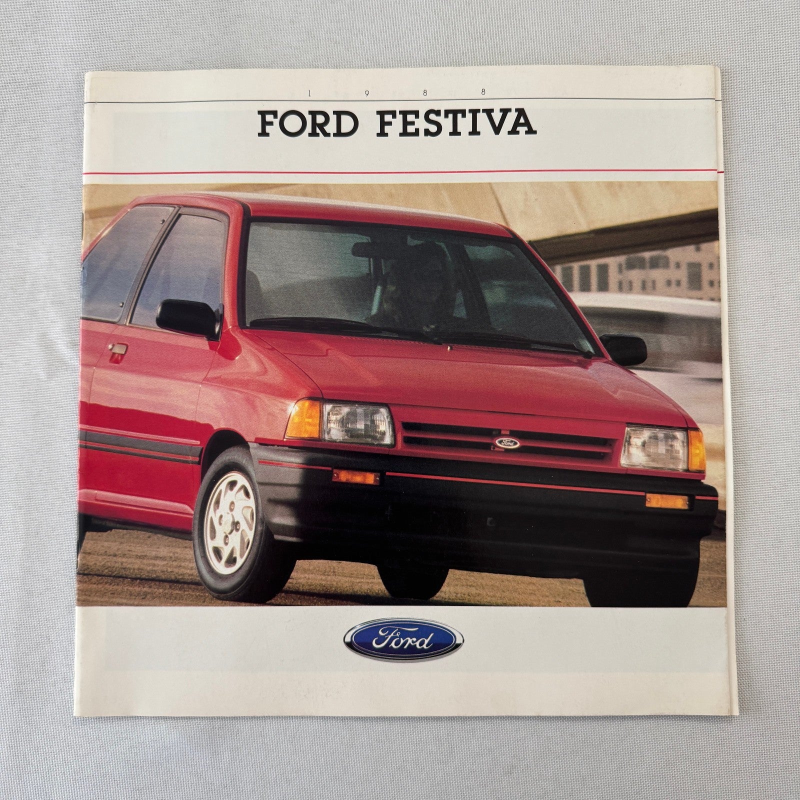 1988 Ford Festiva Car Sales Brochure Catalog Advertising