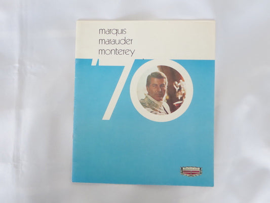 1970 Mercury Sales Brochure Catalog Marquis Marauder Monterey