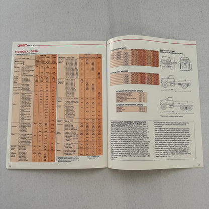 GMC Topkick Truck Sales Brochure Catalog Advertising