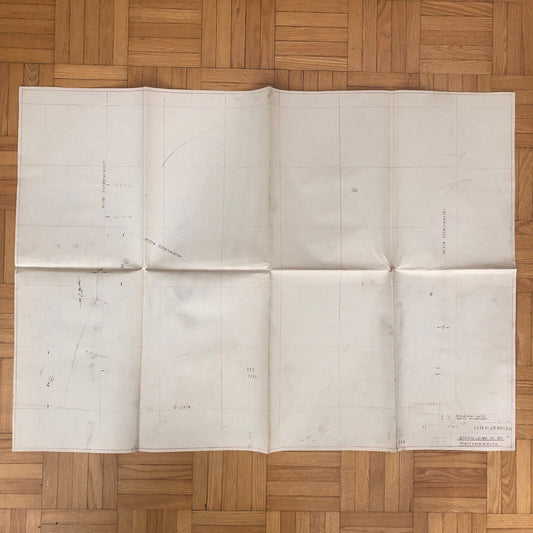 Vintage Porsche Reutter & Co Coachbuilder Factory Part Blueprint Document German