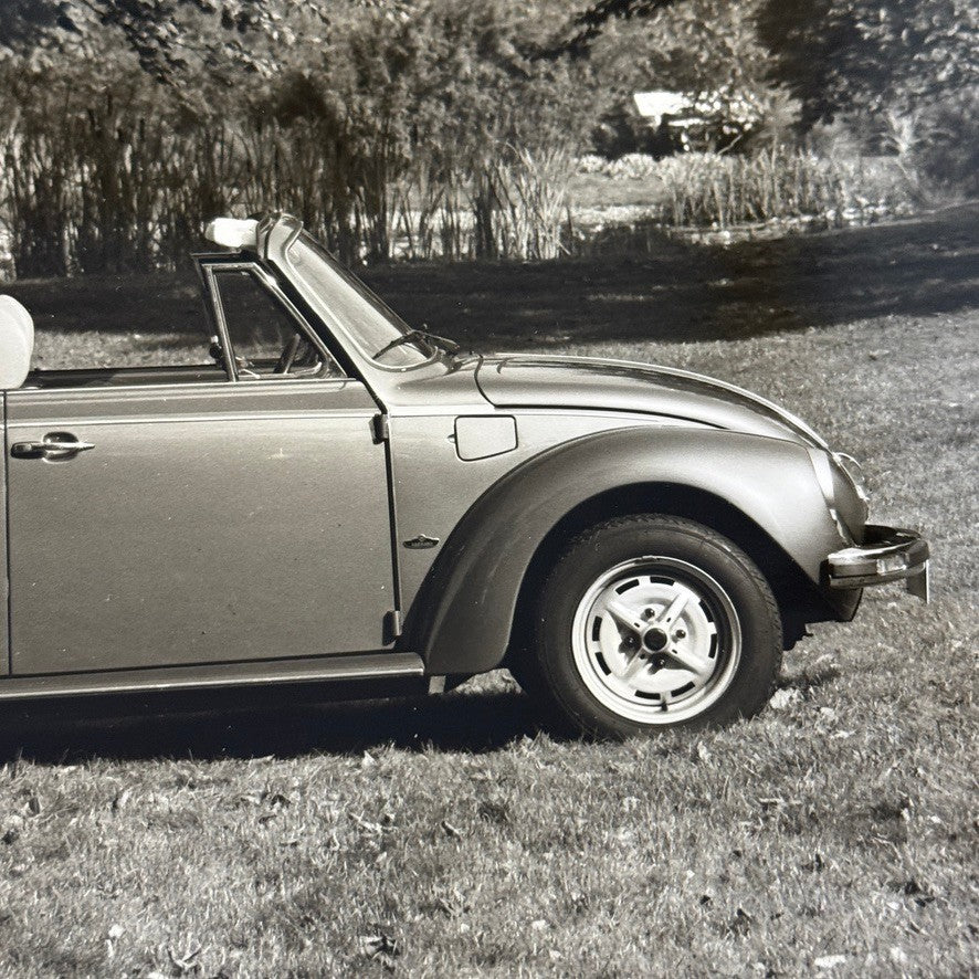 Vintage Volkswagen Beetle Convertible VW Bug Car Photo Photograph Cabriolet 1978