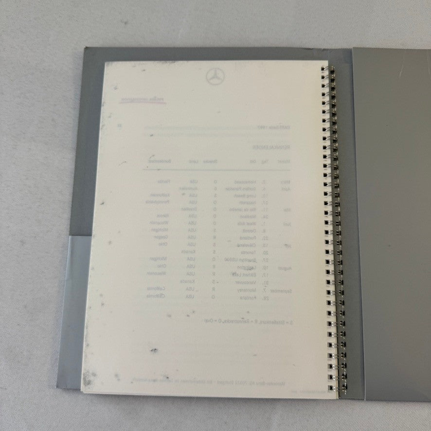 1997 Mercedes CART Racing Press Kit Paul Tracy Greg Moore Al Unser Jr