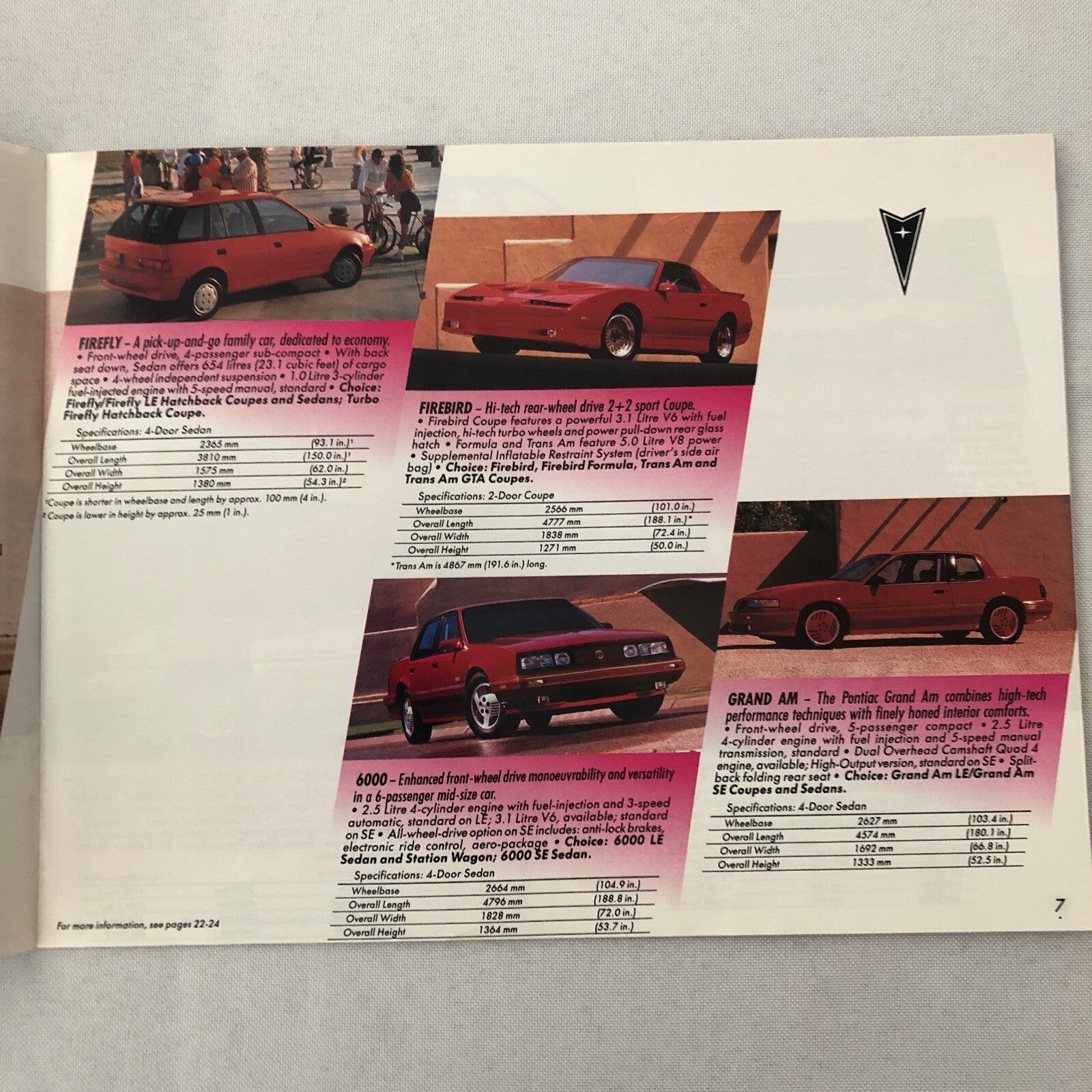 1990 General Motors GM Sales Brochure Catalog Pontiac Chevrolet GMC Cadillac +