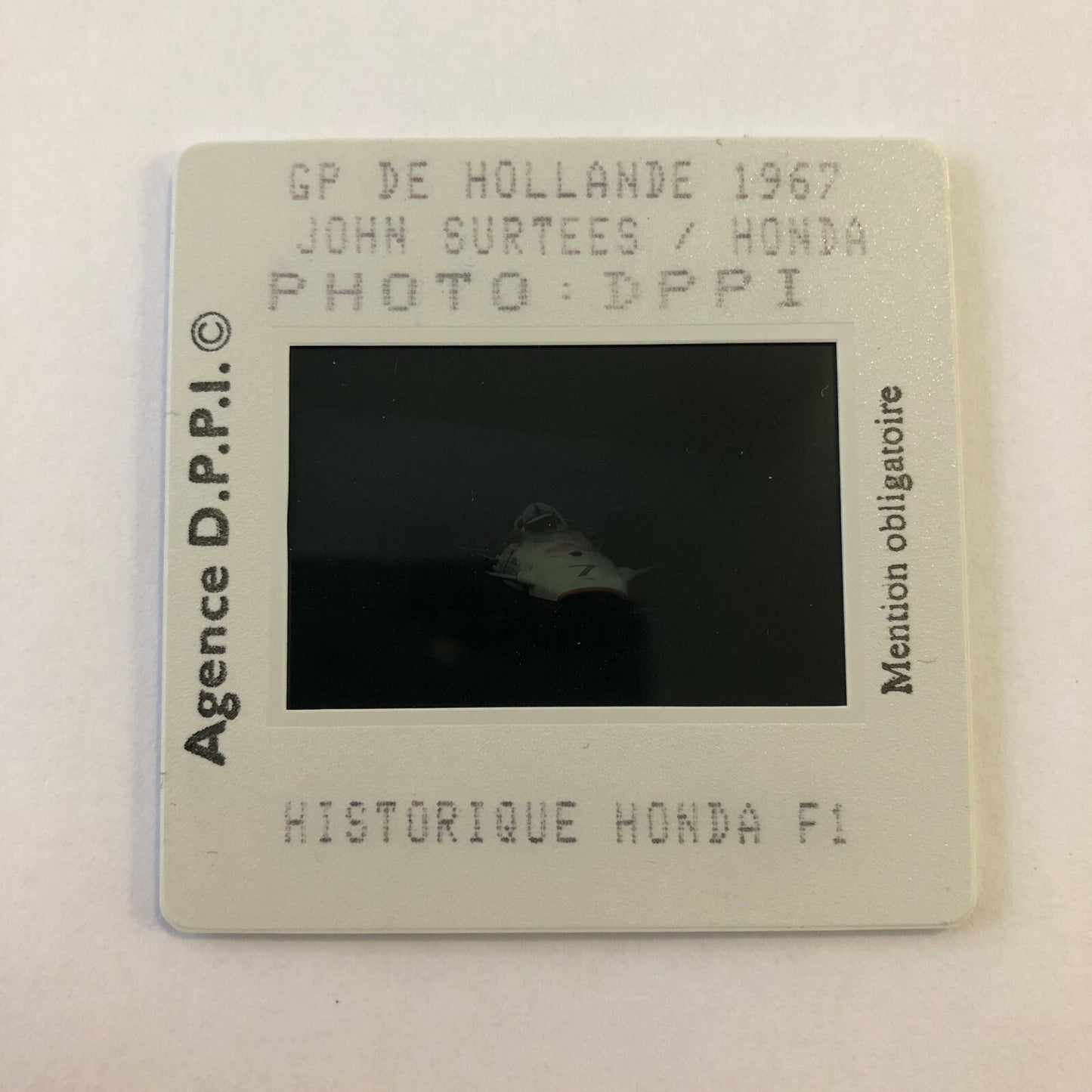1967 John Surtees Honda DPPI 35MM Press Photo Slide Honda F1 Racing 