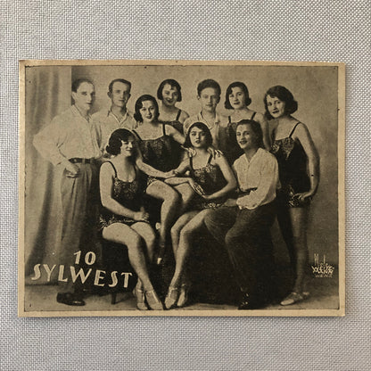 Circus Performer Troupe Act Postcard Post Card 10 Sylwest European German