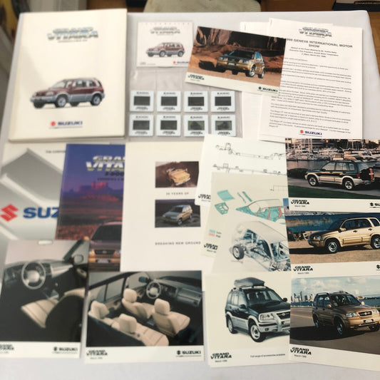 Suzuki Grand Vitara 4x4 Press Kit Brochure Photos 35MM Slides 1998
