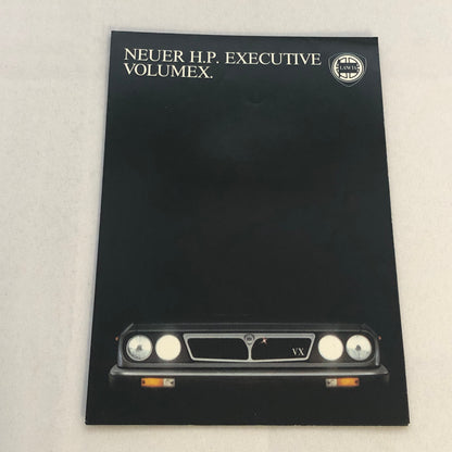Lancia Beta HP Executive Car Sales Brochure Catalog German Text