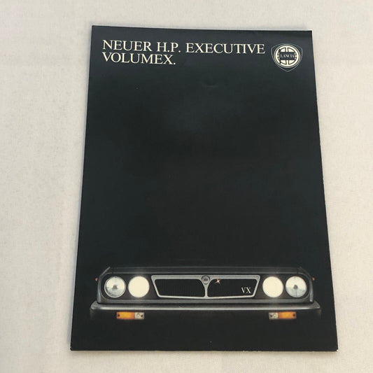 Lancia Beta HP Executive Car Sales Brochure Catalog German Text