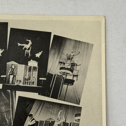 Vintage Circus Acrobat Balancing Act Postcard Post Card Lilian Ariston Company