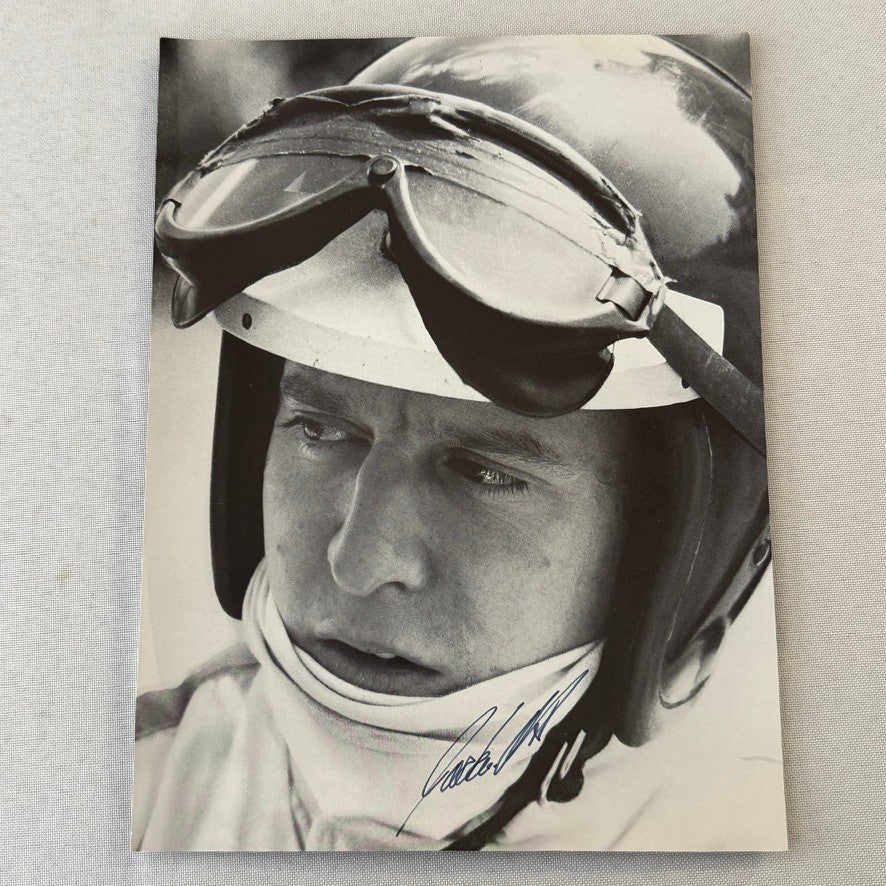 Jackie Oliver Racing Driver Signed Autograph Auto Signature Print Motorsport