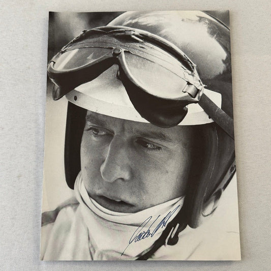 Jackie Oliver Racing Driver Signed Autograph Auto Signature Print Motorsport