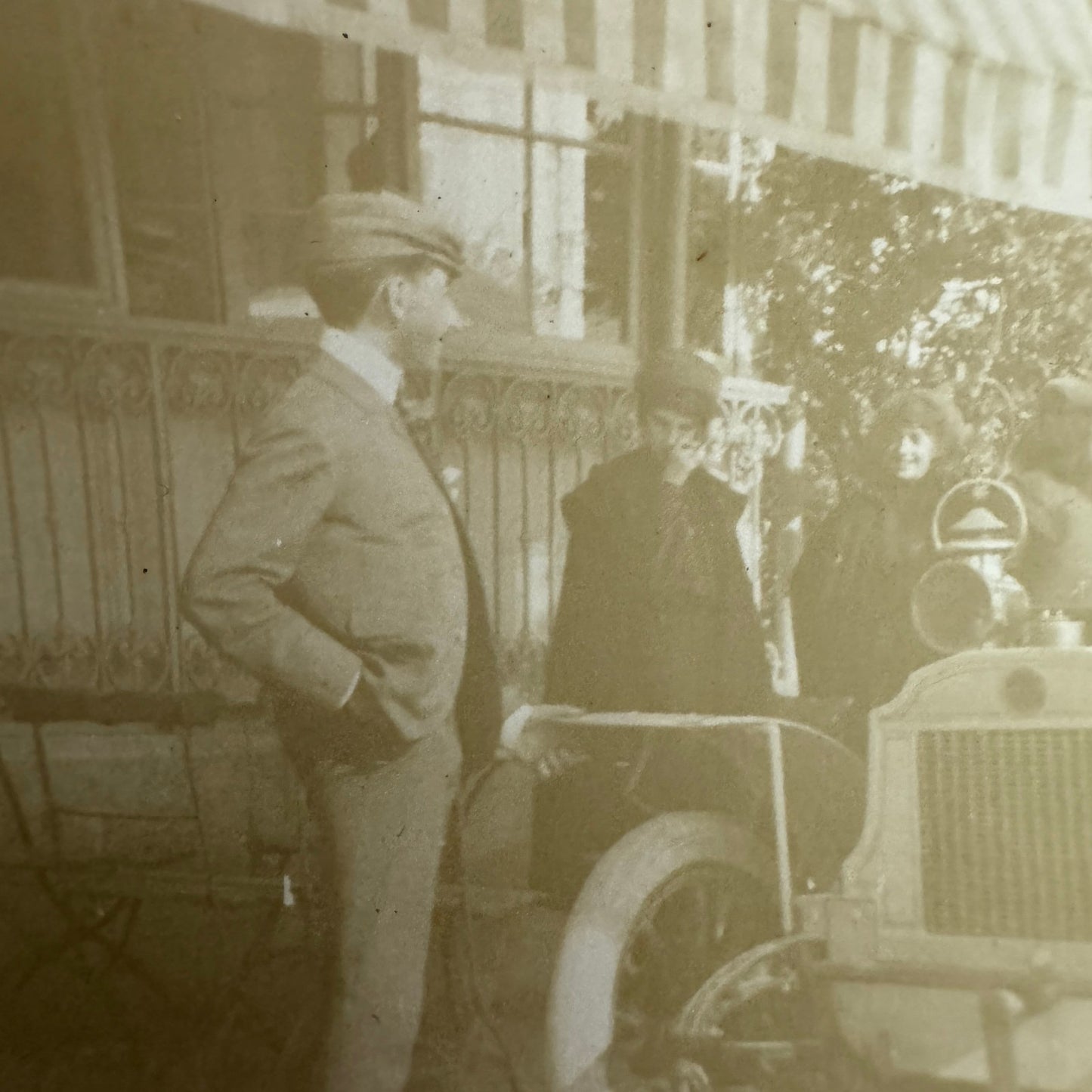 Vintage Car Automobile Photo Photograph Print People