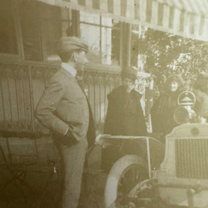 Vintage Car Automobile Photo Photograph Print People