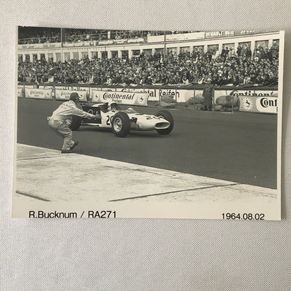Vintage Ronnie Bucknum Honda Racing Driver Photo Photograph Print 