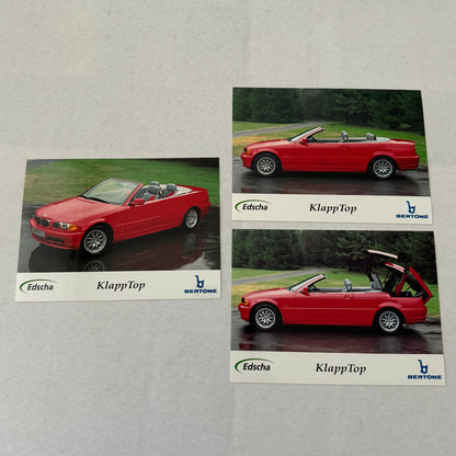 Bertone BMW 3 Series Klapptop Folding Convertible Top Car Press Kit 2000
