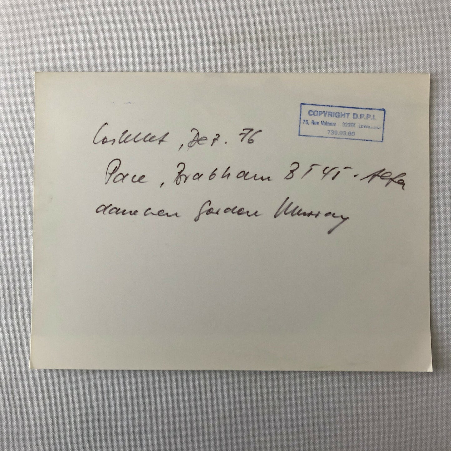 Vintage Alfa Romeo Brabham Martini Racing Car Photo Photograph Gordon Murray + 