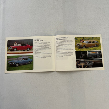 Toyota Sales Brochure Catalog Corolla Corona Celica Mark II Landcruiser Pickup +