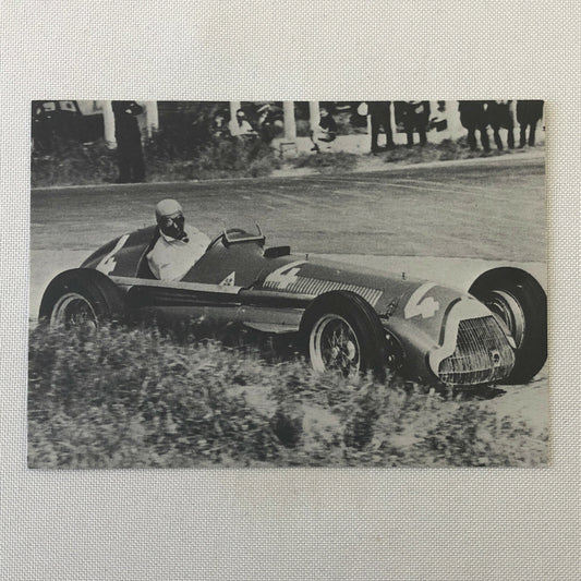 Juan Manuel Fangio Postcard Post Card Photo Alfa Romeo 159 Racing Car 