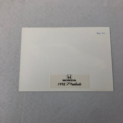 1992 Honda Prelude Car Factory Press Photo Photograph Print