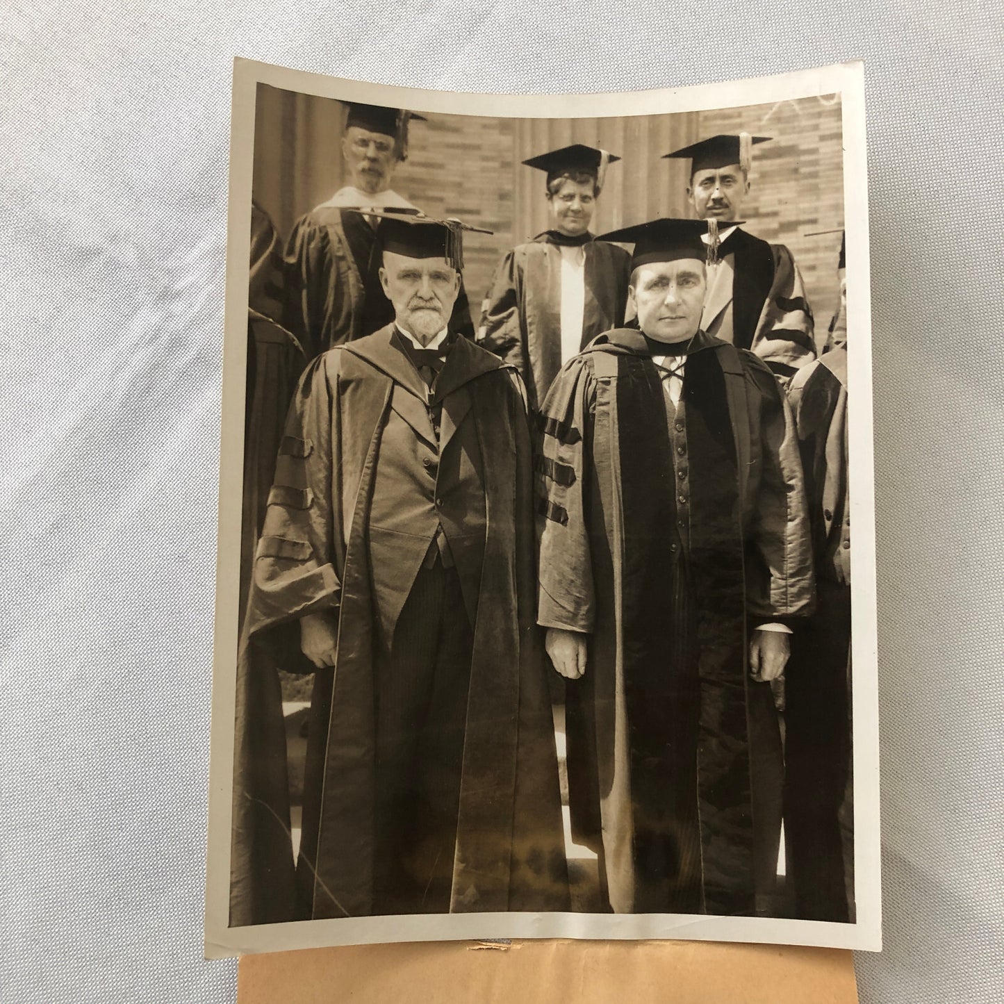 Press Photo Photograph New York University Honorary Degree Tresury Secretary