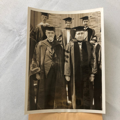 Press Photo Photograph New York University Honorary Degree Tresury Secretary