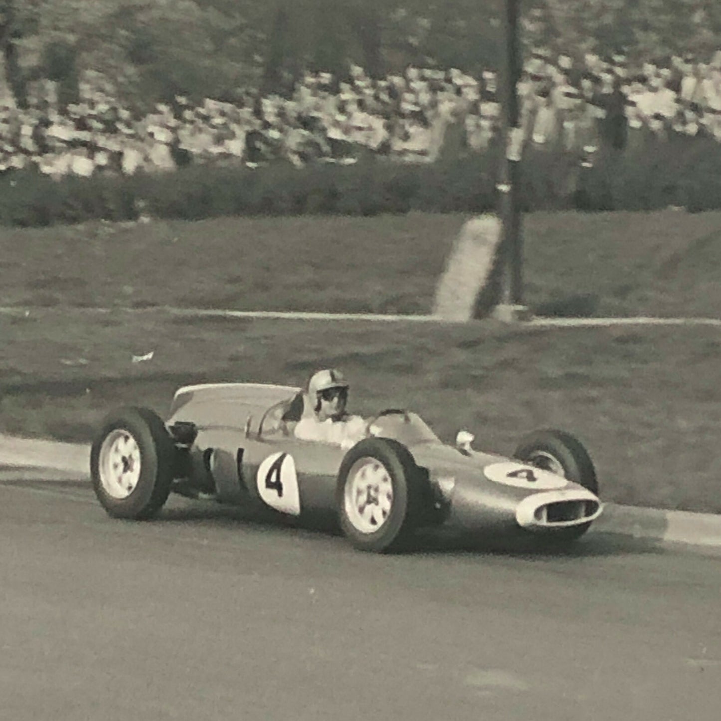 Vintage 1961 Racing Photo Photograph John Surtees Bruce McLaren Jack Brabham 