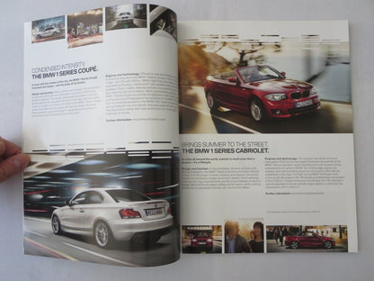 2011 BMW Sales Brochure 1 3 5 6 7 Series X1 X3 X5 X6 M3 X5M Z4 Convertible +