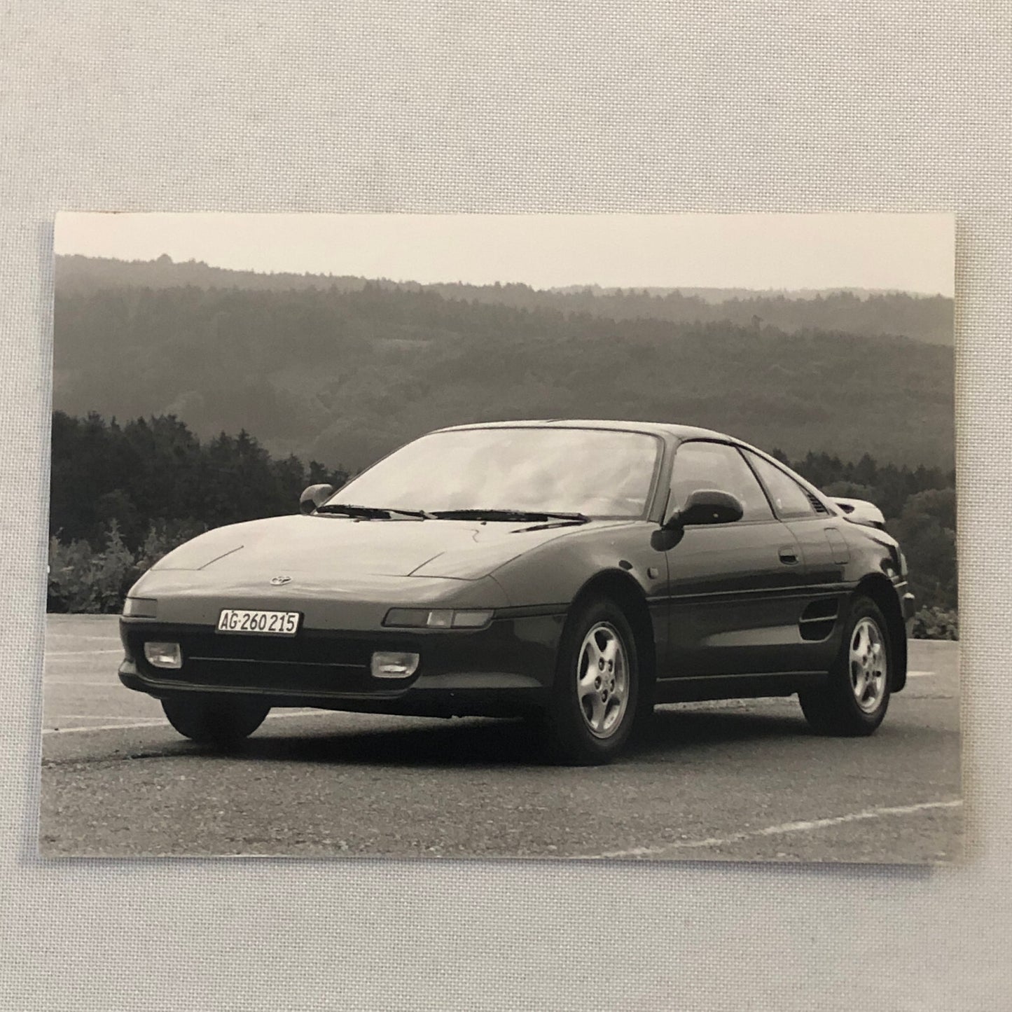 Vintage Toyota MR2 Car Factory Press Photo Photograph