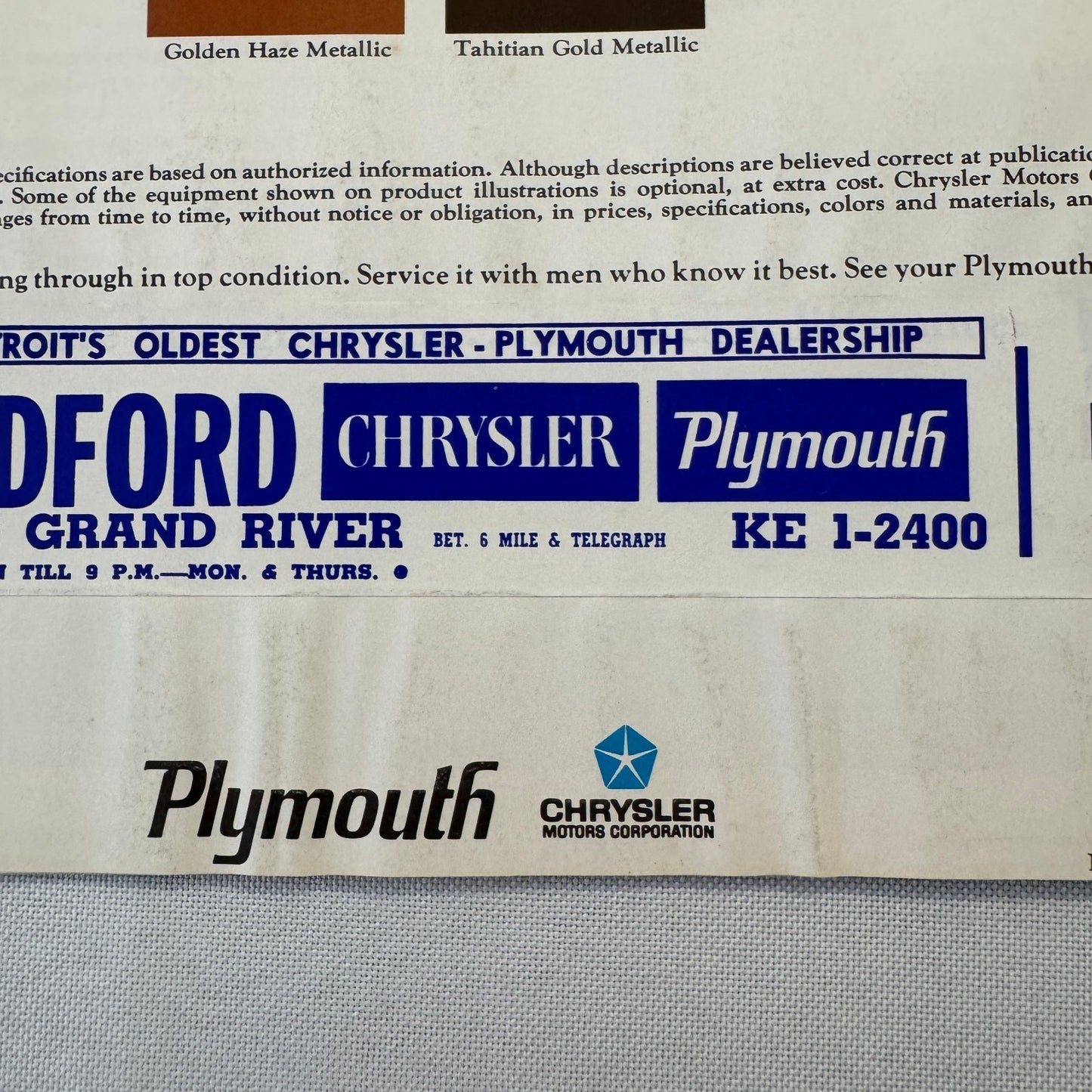 1973 Plymouth Fury Sales Brochure Catalog Gran Fury Coupe Sedan Fury III II I