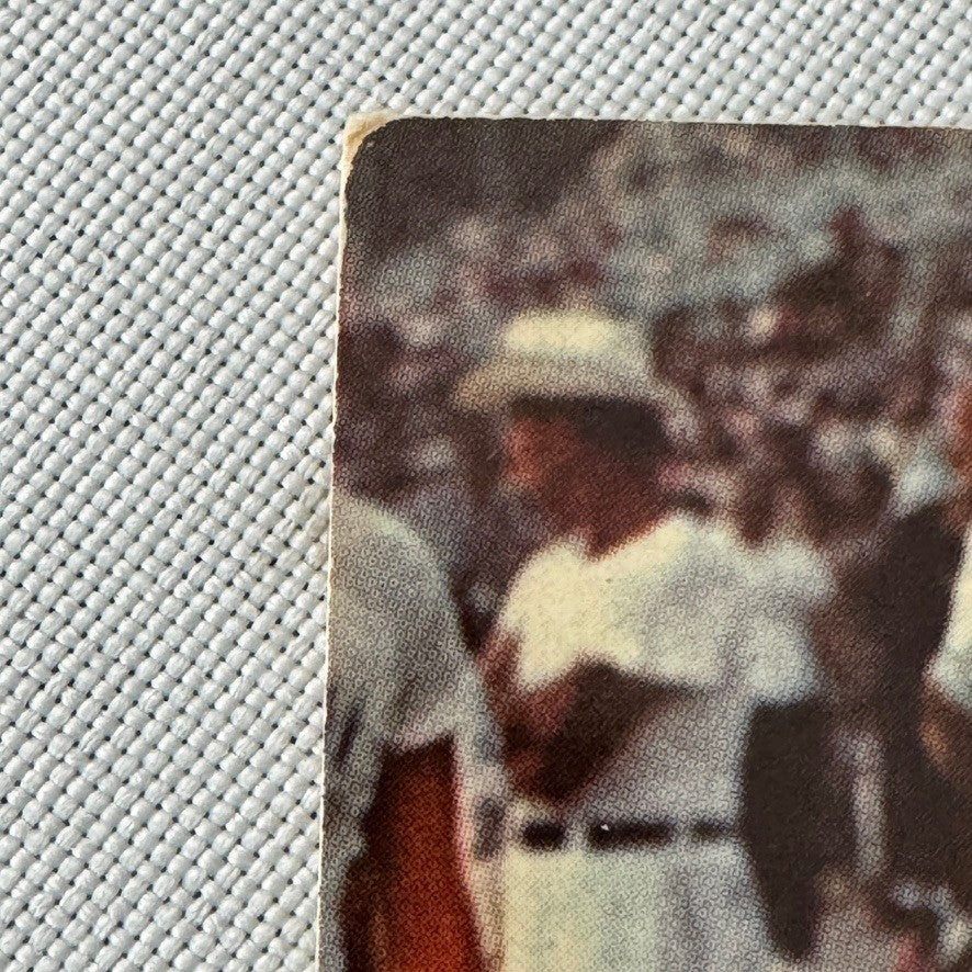 Vintage Indy Racing Postcard Fred Agbashian Motorport Driver Post Card