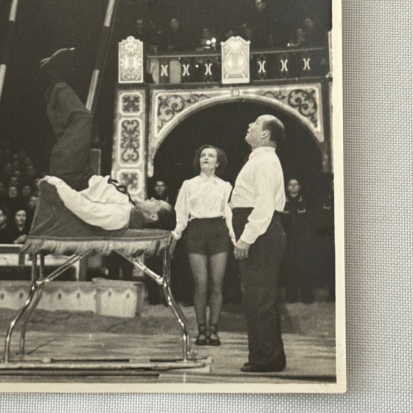 Vintage Circus Acrobat Tumbling Act Photo Photograph Original Allison Berlin